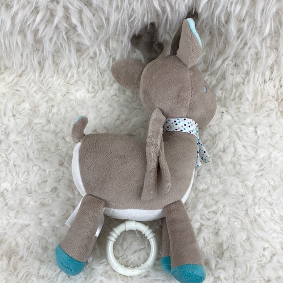 Pusblu Baby Deer Plush Stuffed Animal Musical Pull Toy 10” German - Picture 4 of 13